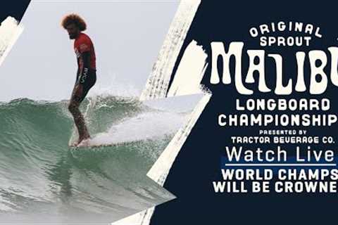 WATCH LIVE Original Sprout Malibu Longboard Championships presented by Tractor Beverage Co.