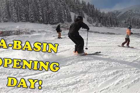 ARAPAHOE BASIN OPENING DAY 2023-2024! Top to Bottom Run (Ski Season Has Begun!!)