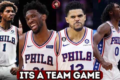 Sixers WIN.  Playing as a TEAM.  Winning games by the fine details.