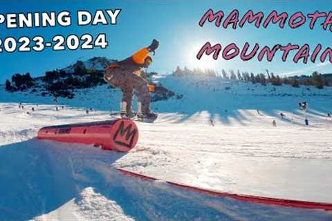 Opening Day at Mammoth Mountain 2023-2024 Season!!