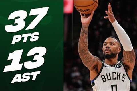 Damian Lillard GOES OFF For DOUBLE-DOUBLE! | November 15, 2023