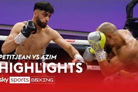 HIGHLIGHTS! Adam Azim Becomes European Champion 🏆  Petitjean vs Azim