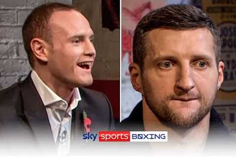 Are you going to cry?! 😭  Carl Froch & George Groves' CLASSIC moment 😆