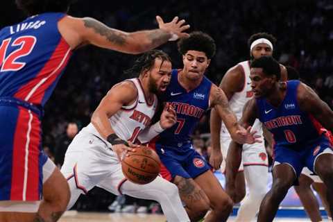Brunson, Knicks hand Pistons franchise-record 16th straight loss