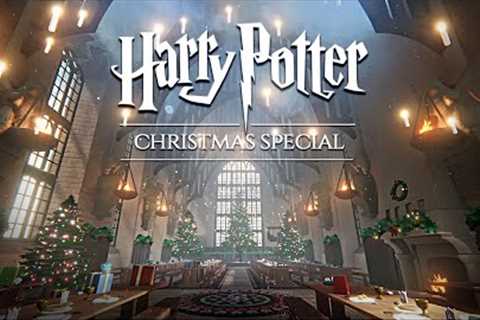 You spend Christmas at Hogwarts 🎄 Harry Potter inspired Ambience & Soft Music ◈ Exploring the..