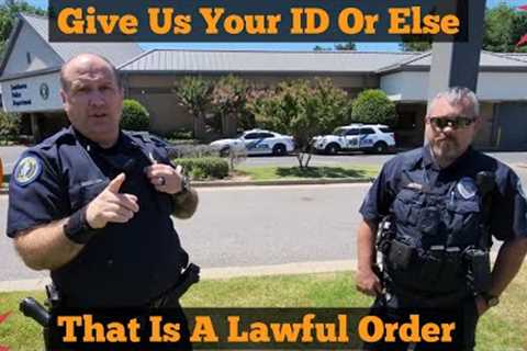 ID Refusal No Crime Committed First Amendment Audit Fail