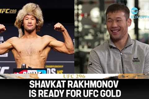 Shavkat Rakhmonov is ready to finish Wonderboy then go for UFC gold 🤩 🇰🇿 #UFC296 exclusive..
