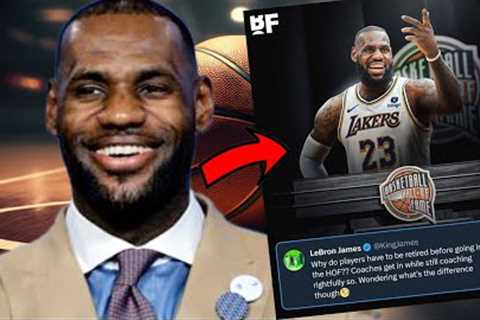 LEBRON JAMES WANTS HALL OF FAME INDUCTION BEFORE RETIREMENT TO AVOID DISQUALIFICATION, STER0ID USE?