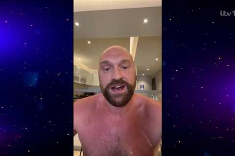 Tyson Fury Wishes Ricky Hatton Good Luck on Dancing On Ice, Shows Off Lean Body