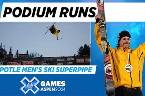 Chipotle Men’s Ski SuperPipe: Top 3 Runs | X Games Aspen 2024