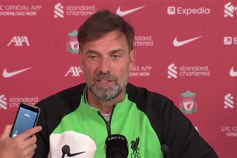 Jurgen Klopp Amused as Press Conference Interrupted by Dentist Call Ahead of Arsenal Clash