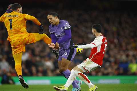 Fans slam Liverpool's Alisson and Van Dijk for costly blunder in match against Arsenal