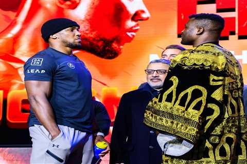 Anthony Joshua vs. Francis Ngannou: TV Channels Confirmed for Pay-Per-View Fight