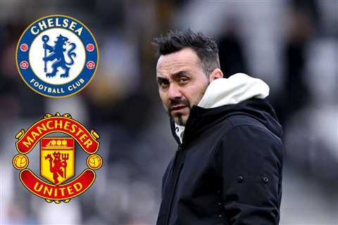 De Zerbi eyed by both Chelsea and Manchester United