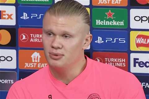 “You never know” – Erling Haaland comments on his Man City future