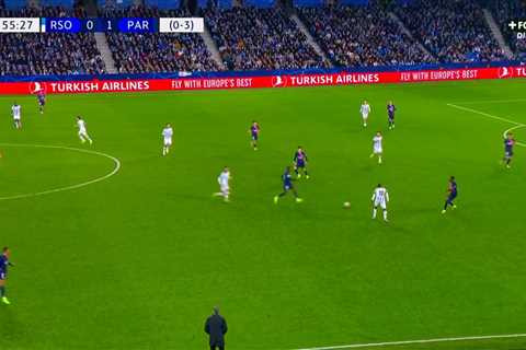 WATCH: Real Sociedad’s Champions League dreams all-but over as PSG go 4-0 up on aggregate