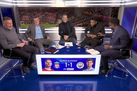 Roy Keane Can't Stop Smiling at Daniel Sturridge's Perfect Gag Live on Sky Sports After Liverpool..