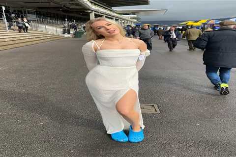 Astrid Wett Makes Headlines at Cheltenham with Controversial Outfit Choice