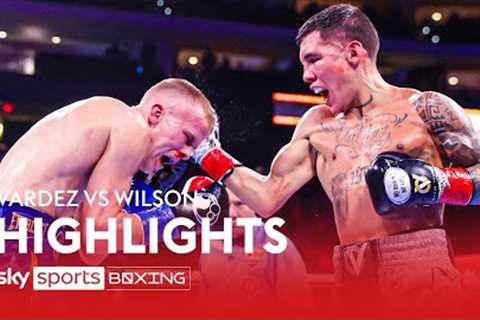 HIGHLIGHTS! Oscar Valdez gets comeback win against Liam Wilson  Interim Super-Featherweight Title 🏆