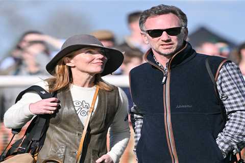 Christian Horner and Geri Halliwell Attend Point to Point Races Amid 'Sexting Scandal'