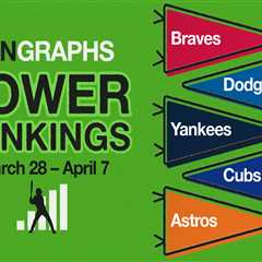 FanGraphs Power Rankings: March 29–April 7