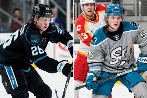 Best friends Thompson, Cardwell reunited in San Jose | TheAHL.com