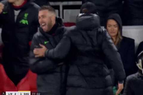 Arsenal fan Laura Woods’ reaction to Alexis Mac Allister’s goal vs Sheffield