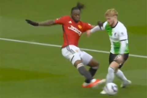 Man Utd fans angered by new footage of Wan-Bissaka's challenge on Elliott