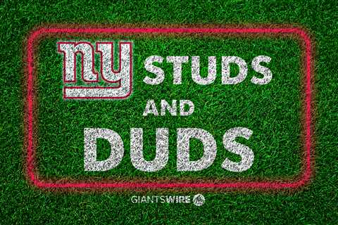 Studs and duds from Giants' Week 17 loss vs. Rams