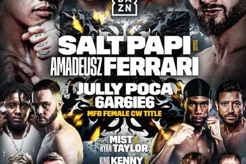 Misfits Boxing Returns with a Bang: Salt Papi Faces Amadeusz Ferrari in Main Event