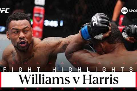 BRUTAL RIGHT HAND! 👊  Kalinn Williams vs Carlston Harris  UFC Fight Night Highlights