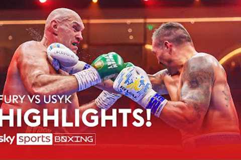 HIGHLIGHTS! Oleksandr Usyk beats Tyson Fury for Undisputed crown 👑
