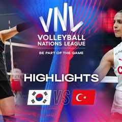 KOR vs. TUR – Highlights | Week 2 | Women’s VNL 2024