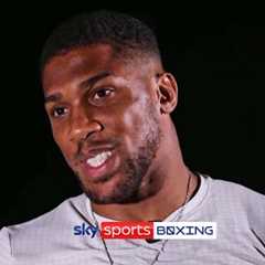 I wasn't stopped by Dubois in sparring! ❌  Anthony Joshua sit-down interview