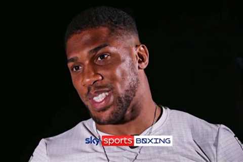 I wasn't stopped by Dubois in sparring! ❌  Anthony Joshua sit-down interview