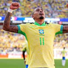 Video: Barcelona ace’s stunning free kick puts Brazil ahead against Colombia in thrilling matchup