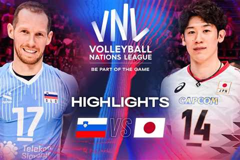 SLO vs.  JPN – Highlights | Semi Finals | Men’s VNL 2024