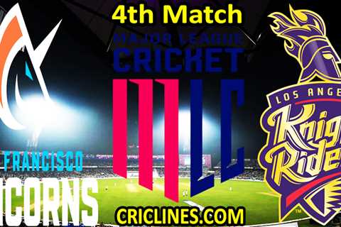 Today Match Prediction-SFU vs LAKR-MLC T20 2024-4th Match-Who Will Win