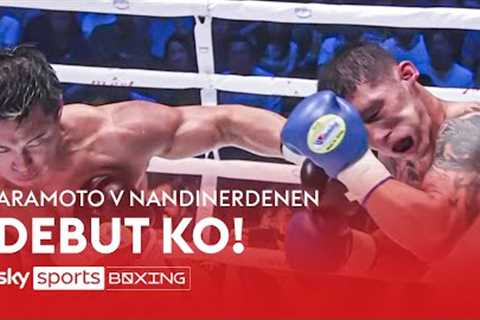 DEBUT KO! 🔥 Aramoto's left-hook finish against Nandinerdenen  Highlights