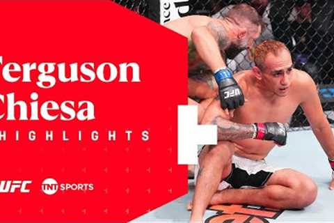 END OF AN ERA? 😢  Tony Ferguson vs Michael Chiesa Highlights  UFC Fight Night #UFCAbuDhabi