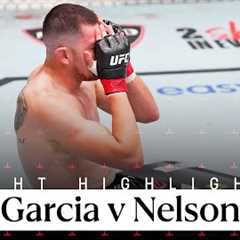 THAT WAS NASTY! 💪  Steve Garcia vs Kyle Nelson  UFC Fight Night Highlights