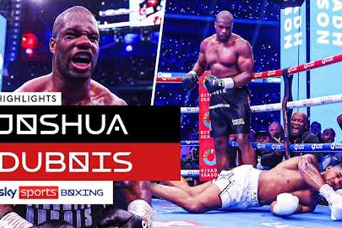 HUGE KNOCKOUT! 💥 Daniel Dubois vs Anthony Joshua  IBF Heavyweight Title