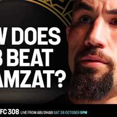 UFC 308: Robert Whittaker boxing coach reveals game plan against Khamzat Chimaev 🔥