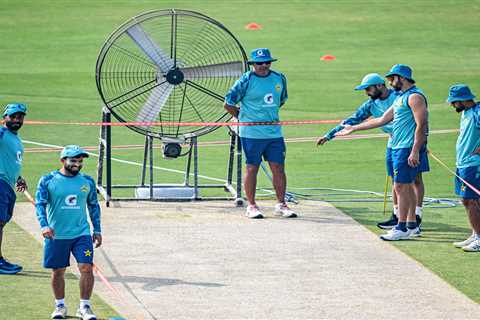 Pakistan use giant heaters to warm pitch before Third Test against England despite 30C temperature