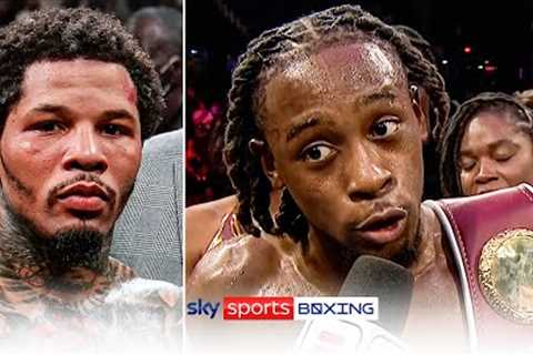 HEY GERVONTA! KNOCK KNOCK!  Keyshawn Davis calls out Gervonta Davis after win