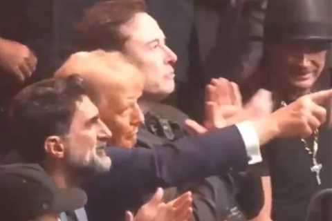 Donald Trump spotted with Billionaires at UFC 309