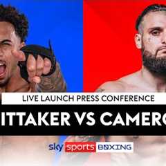 WHITTAKER VS CAMERON 2 🔥  Launch Press Conference