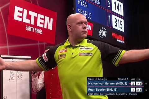 Green Machine Strikes Perfect Gold: MVG's Nine-Darter Stuns Munich After Back to Basics Move