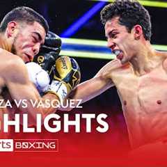 HIGHLIGHTS! Rafael Espinoza vs Edward Vasquez  WBO Featherweight World Title