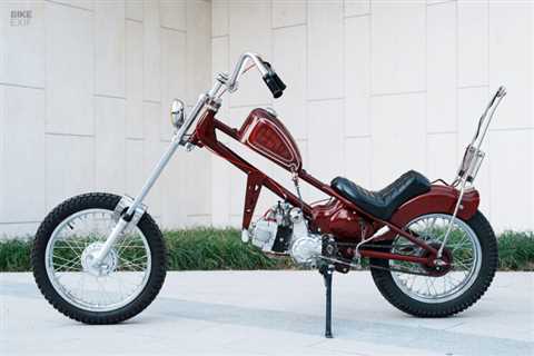Small Bike, Big Smile: A 125 cc Honda Cub chopper from China